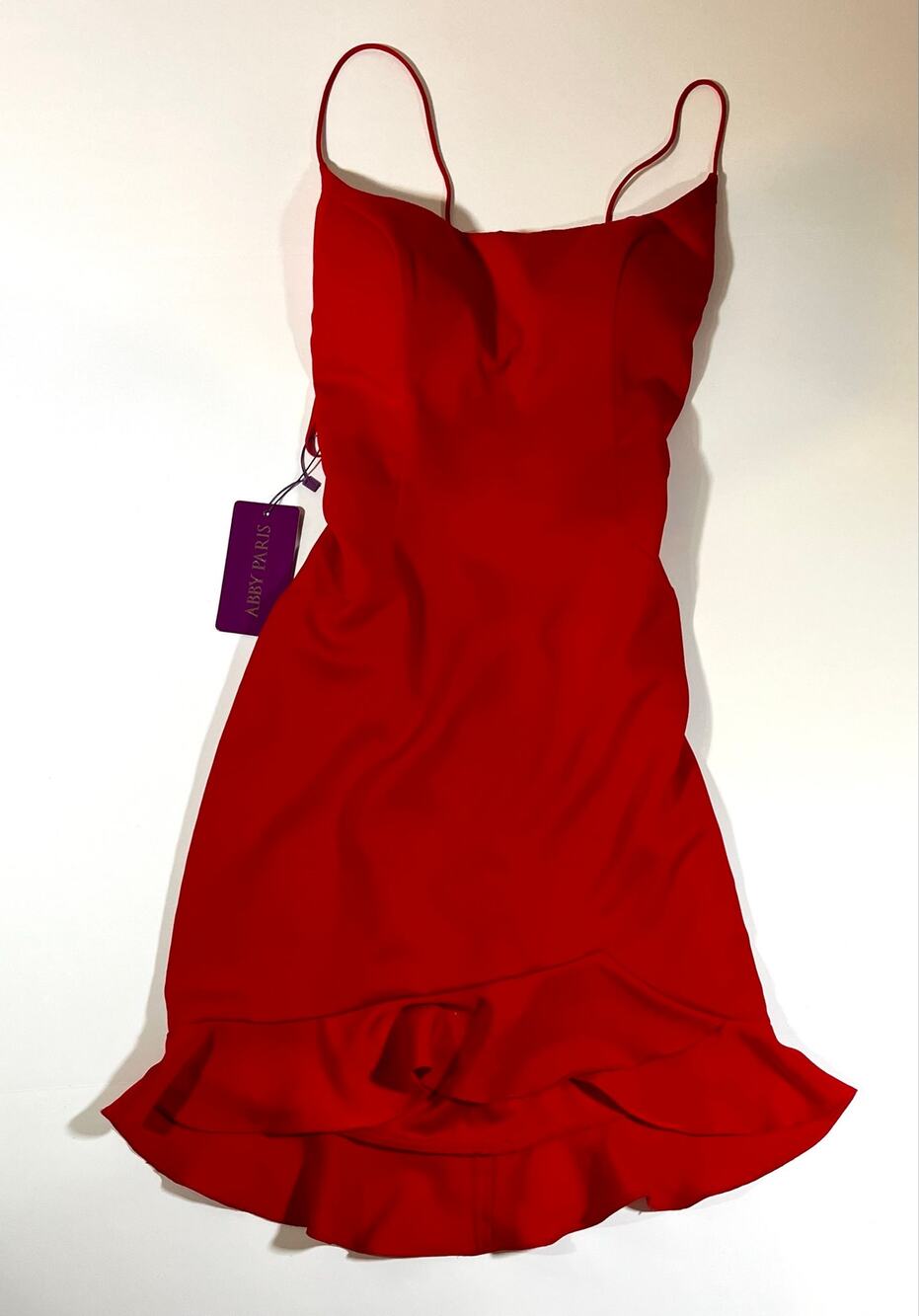 NWT Abby Paris Mini Cocktail Dress | Red | Size